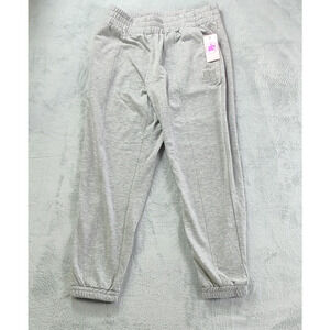 Juicy Couture Sweatpants Womens Gray Heather Size L Pockets no Drawstring NWT